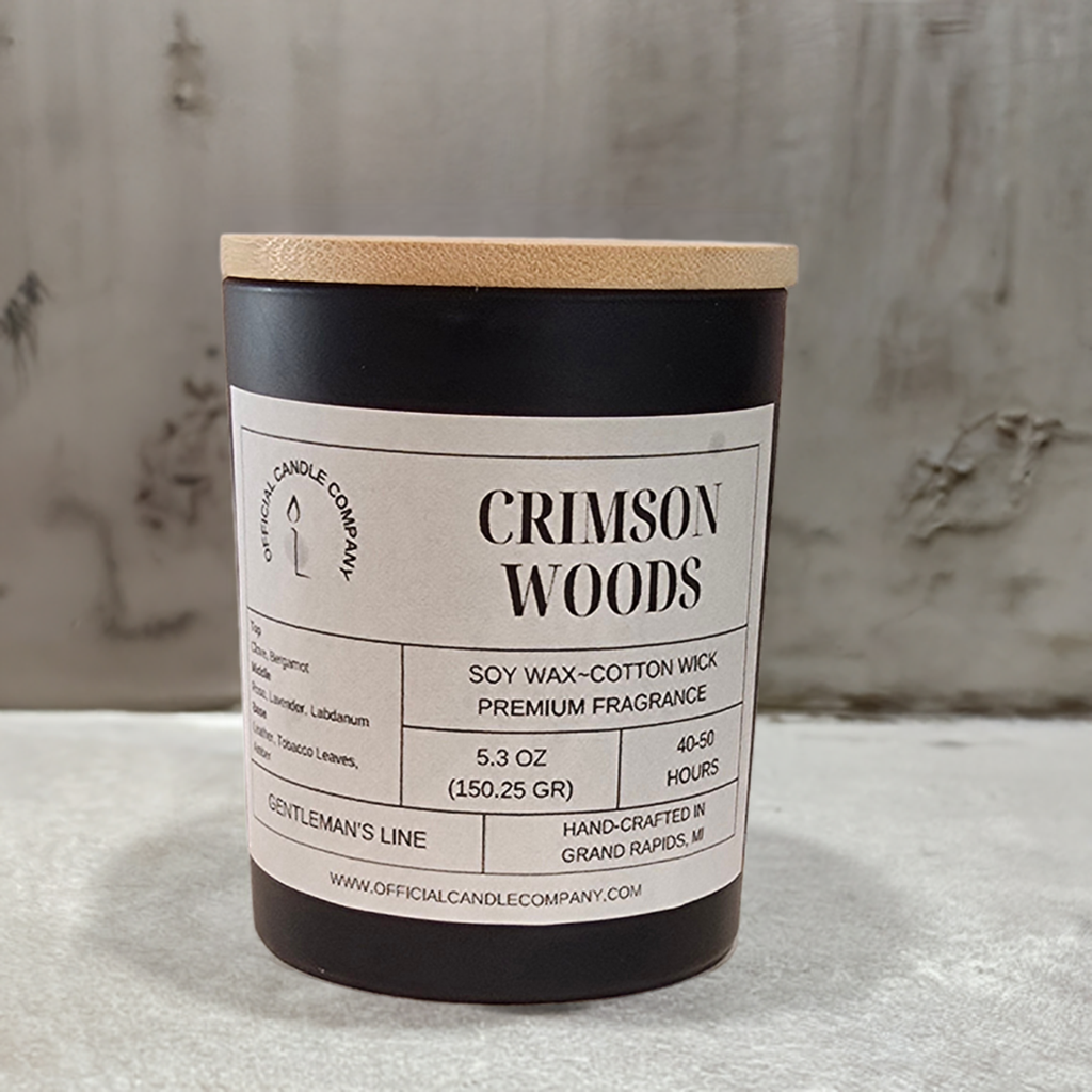 Crimson Woods  Soy Blend Candle