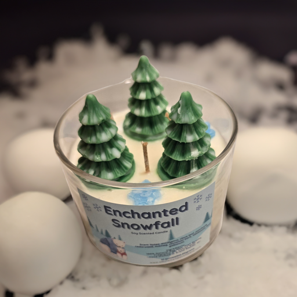 Enchanted Snowfall 3-wick Candle