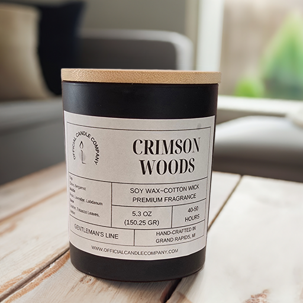 Crimson Woods  Soy Blend Candle