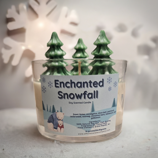 Enchanted Snowfall 3-wick Candle