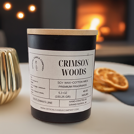 Crimson Woods  Soy Blend Candle